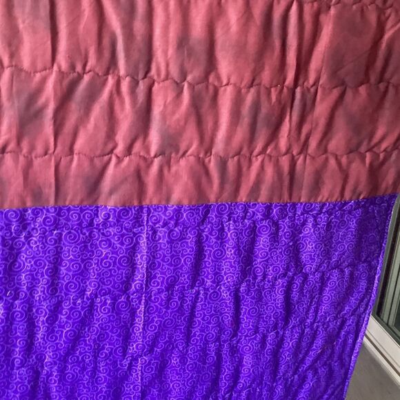 NWT Hand Crafted Colorful Patchwork Quilt in Generous Size - Picture 14 of 15